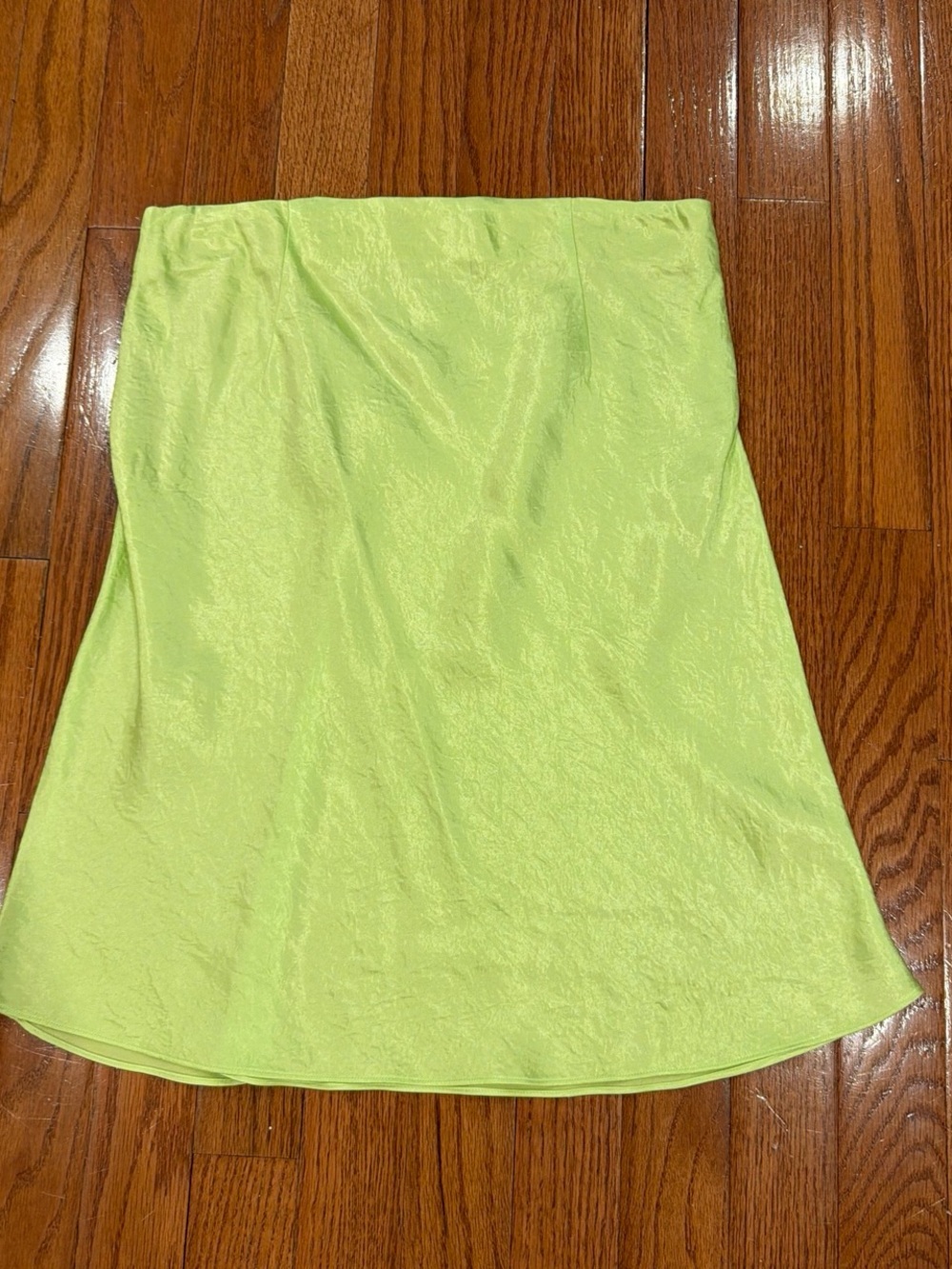 Babaton Neon Lime A-Line Skirt